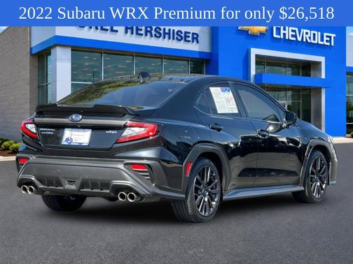 Crystal Black Silica 2022 Subaru WRX Premium