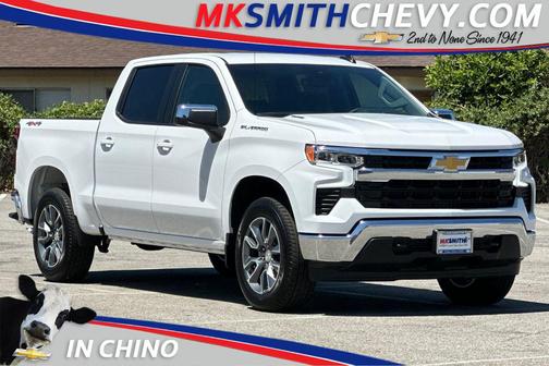 Summit White 2025 Chevrolet Silverado 1500 LT