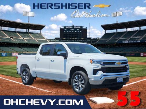 Summit White 2025 Chevrolet Silverado 1500 LT