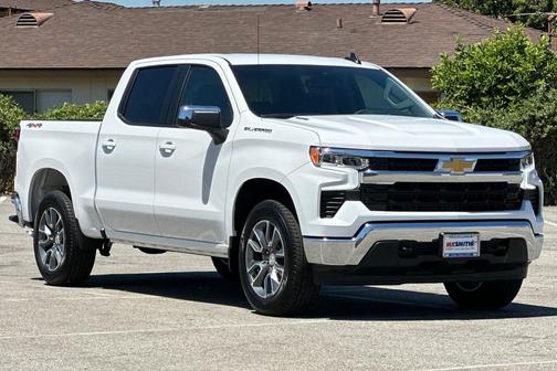 Summit White 2025 Chevrolet Silverado 1500 LT
