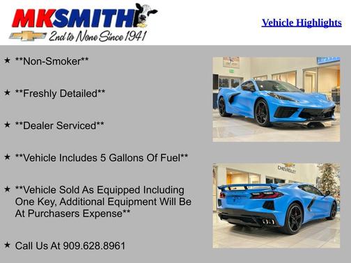 2025 Chevrolet Corvette Stingray w/3LT