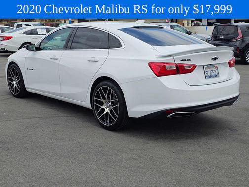 Summit White 2020 Chevrolet Malibu FWD RS