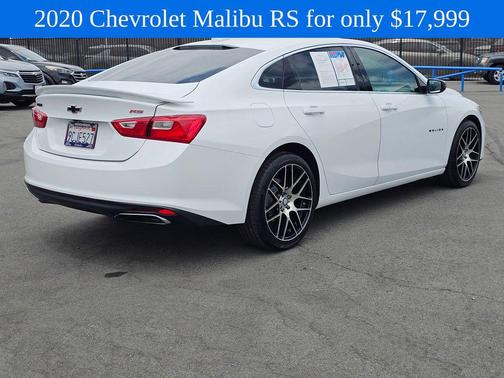Summit White 2020 Chevrolet Malibu FWD RS