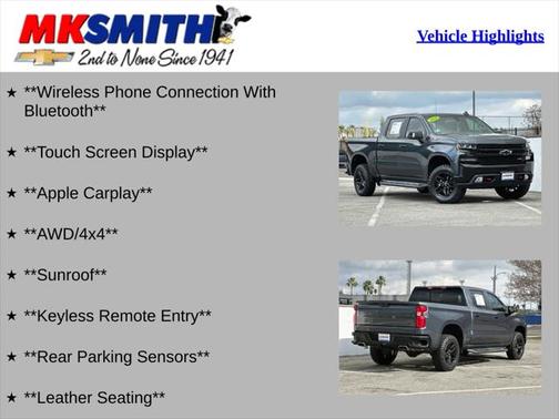 2019 Chevrolet Silverado 1500 LT Trail Boss