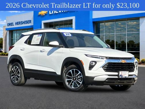 Summit White 2026 Chevrolet Trailblazer LT