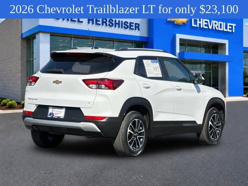 Summit White 2026 Chevrolet Trailblazer LT
