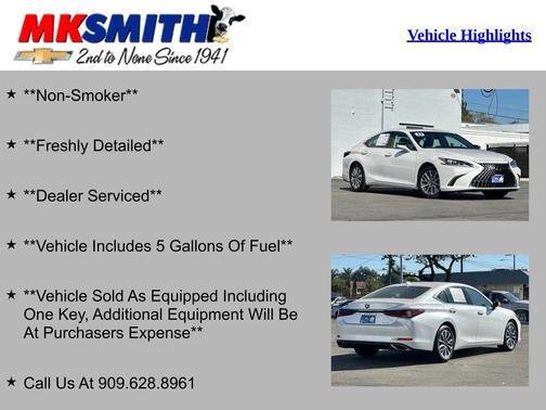 2023 Lexus ES 350 Base