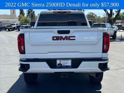 White Frost Tricoat 2022 GMC Sierra 2500 Denali