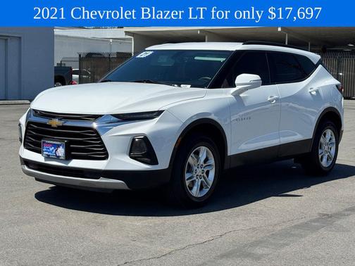 Summit White 2021 Chevrolet Blazer 1LT