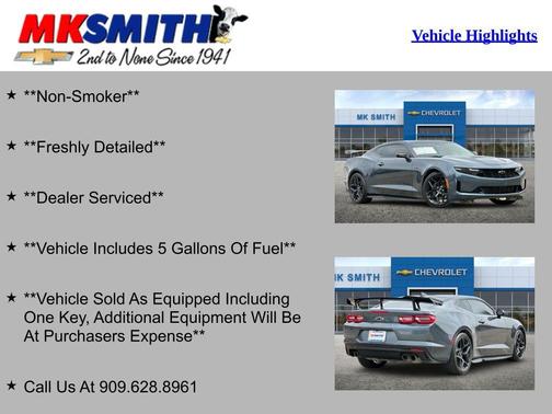 2022 Chevrolet Camaro RWD Coupe LT1