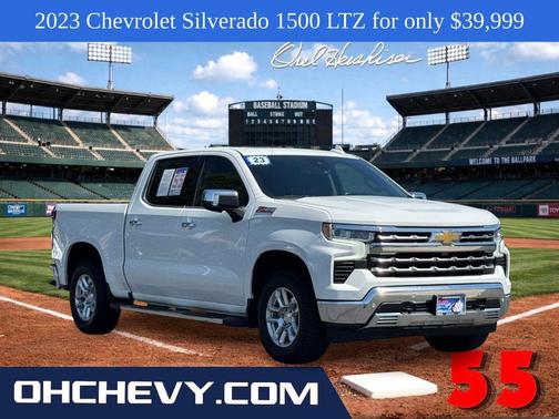 Summit White 2023 Chevrolet Silverado 1500 LTZ