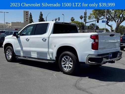 Summit White 2023 Chevrolet Silverado 1500 LTZ