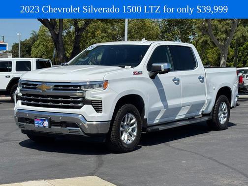 Summit White 2023 Chevrolet Silverado 1500 LTZ