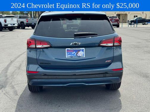 Lakeshore Blue Metallic 2024 Chevrolet Equinox FWD RS