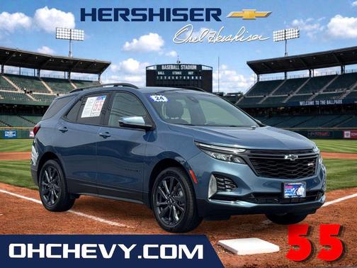 Lakeshore Blue Metallic 2024 Chevrolet Equinox FWD RS