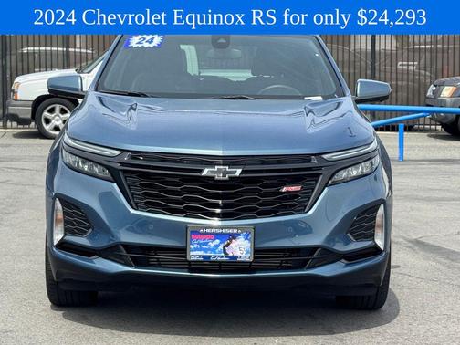 Lakeshore Blue Metallic 2024 Chevrolet Equinox FWD RS