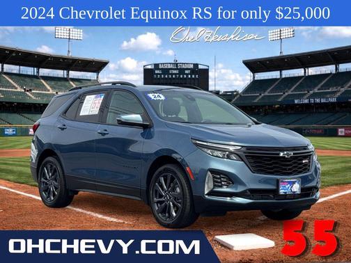 Lakeshore Blue Metallic 2024 Chevrolet Equinox FWD RS