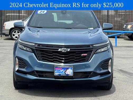 Lakeshore Blue Metallic 2024 Chevrolet Equinox FWD RS