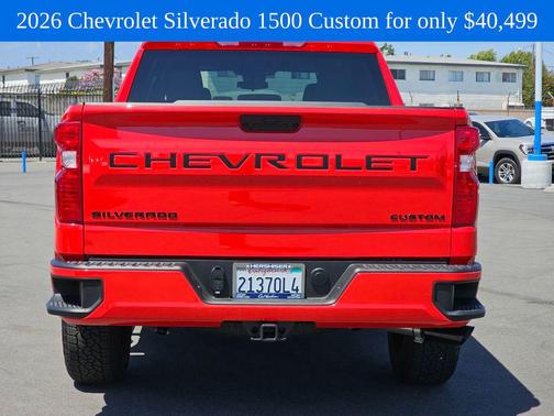 Red Hot 2026 Chevrolet Silverado 1500 Custom