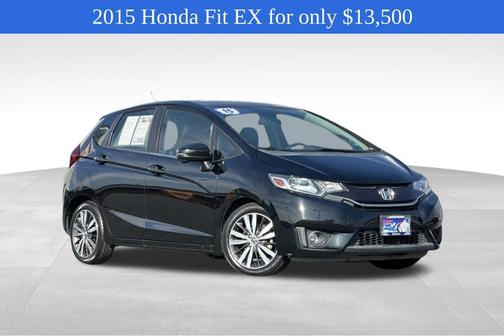 Crystal Black Pearl 2015 Honda Fit EX