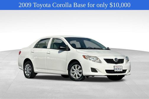 Super White 2009 Toyota Corolla S