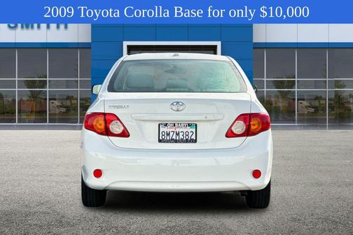 Super White 2009 Toyota Corolla S