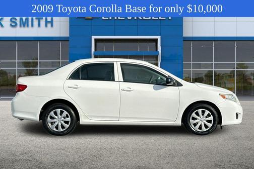 Super White 2009 Toyota Corolla S