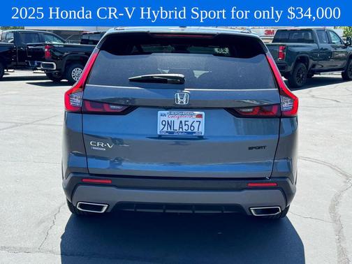 Gray 2025 Honda CR-V Hybrid Sport FWD