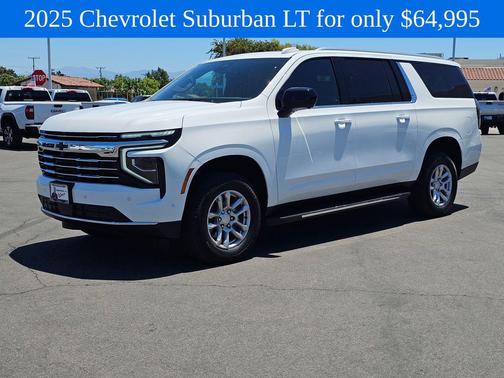 Summit White 2025 Chevrolet Suburban LT