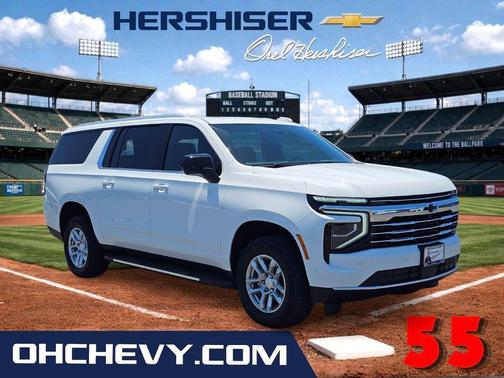 Summit White 2025 Chevrolet Suburban LT