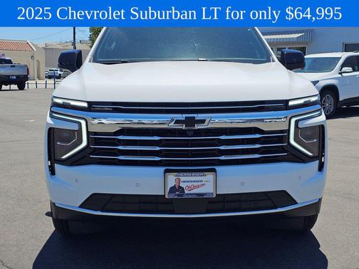 Summit White 2025 Chevrolet Suburban LT
