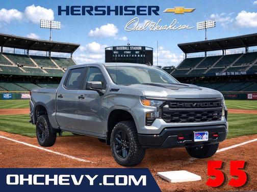 Sterling Gray Metallic 2026 Chevrolet Silverado 1500 Custom Trail Boss
