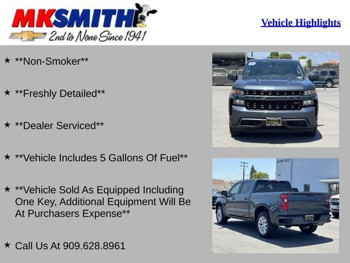 Shadow Gray Metallic 2021 Chevrolet Silverado 1500 Custom