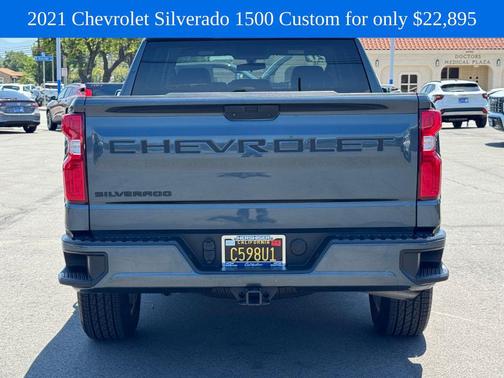 Shadow Gray Metallic 2021 Chevrolet Silverado 1500 Custom