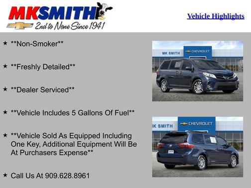 2020 Toyota Sienna XLE