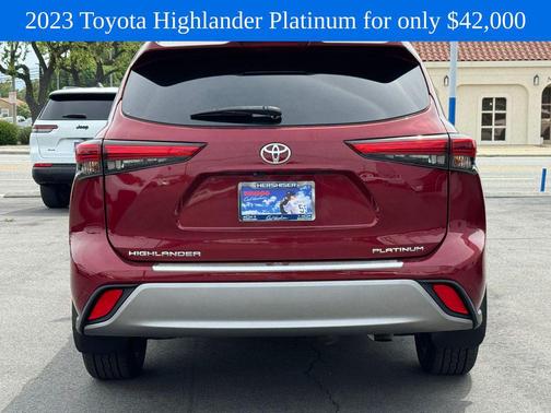 Ruby Flare Pearl 2023 Toyota Highlander Platinum