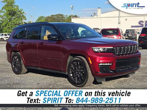 Velvet Red Pearlcoat 2024 Jeep Grand Cherokee L Summit Reserve
