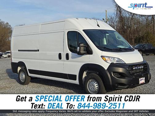 Bright White Clearcoat 2026 RAM ProMaster 2500 Tradesman