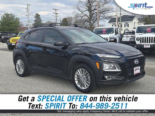 Ultra Black 2021 Hyundai KONA SEL