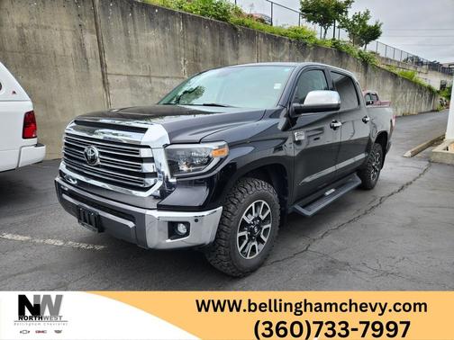 Midnight Black Metallic 2021 Toyota Tundra 1794 Edition