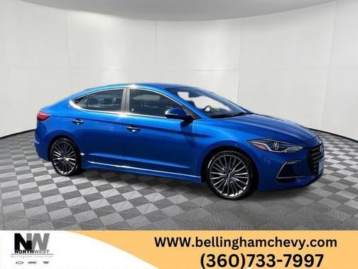 Electric Blue Metallic 2017 Hyundai ELANTRA Sport