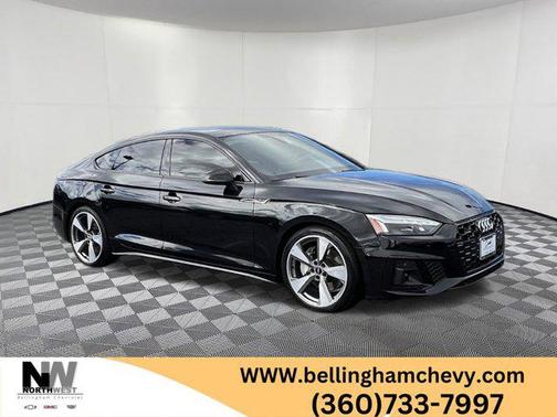 Mythos Black Metallic 2021 Audi A5 Sportback 45 S Line Premium Plus