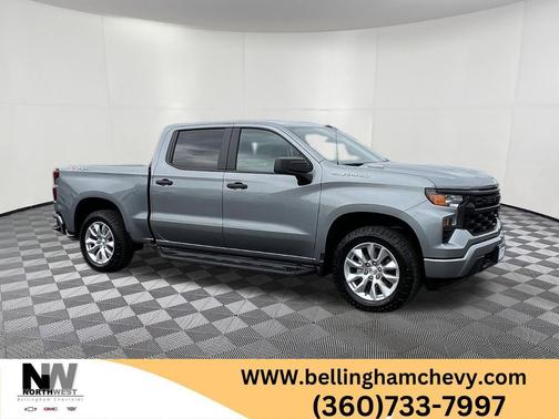 Sterling Gray Metallic 2026 Chevrolet Silverado 1500 Custom