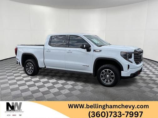 Summit White 2025 GMC Sierra 1500 AT4