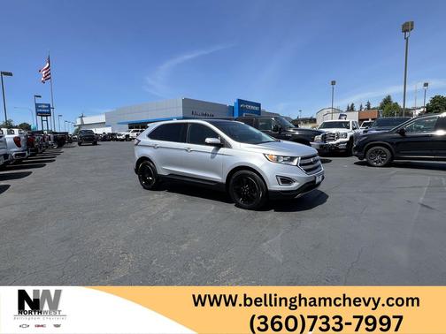 Ingot Silver Metallic 2015 Ford Edge SEL