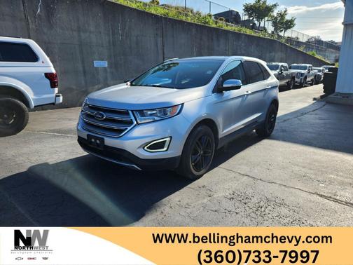 Ingot Silver Metallic 2015 Ford Edge SEL