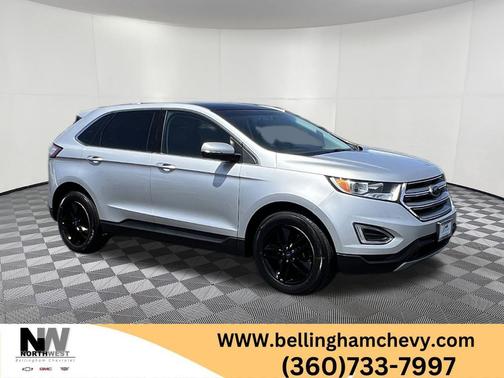 Ingot Silver Metallic 2015 Ford Edge SEL