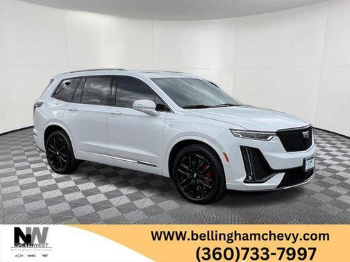 Crystal White Tricoat 2024 Cadillac XT6 Sport AWD