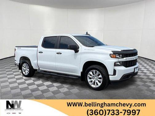 Summit White 2021 Chevrolet Silverado 1500 Custom