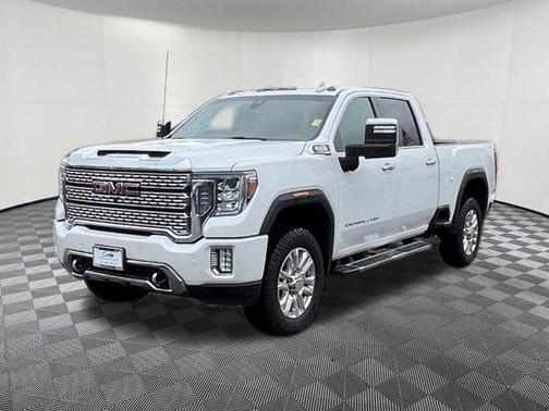 White Frost Tricoat 2022 GMC Sierra 3500 Denali